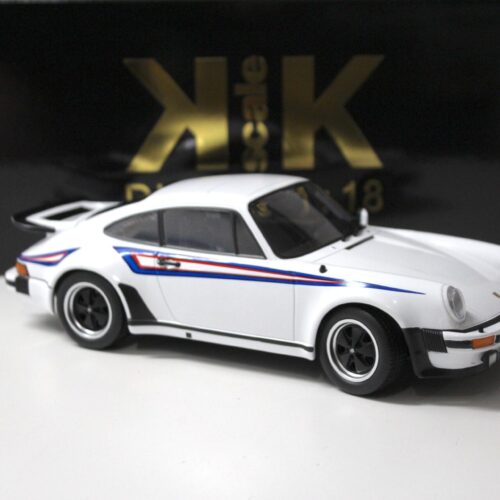 1:18 KK-Scale Porsche 911 (930) Turbo 3.0 Coupe Martini white 1976