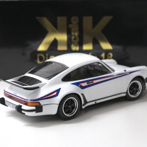 1:18 KK-Scale Porsche 911 (930) Turbo 3.0 Coupe Martini white 1976