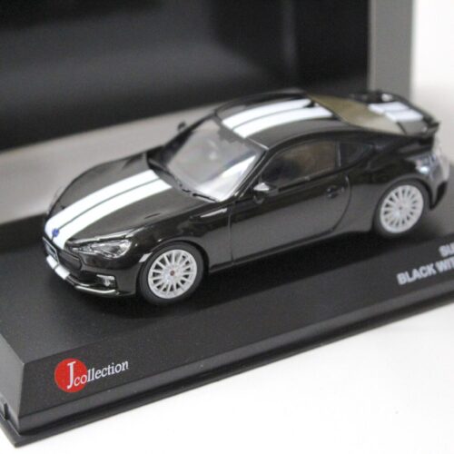 1:43 Kyosho J-Collection Subaru BRZ 2013 black with white stripes