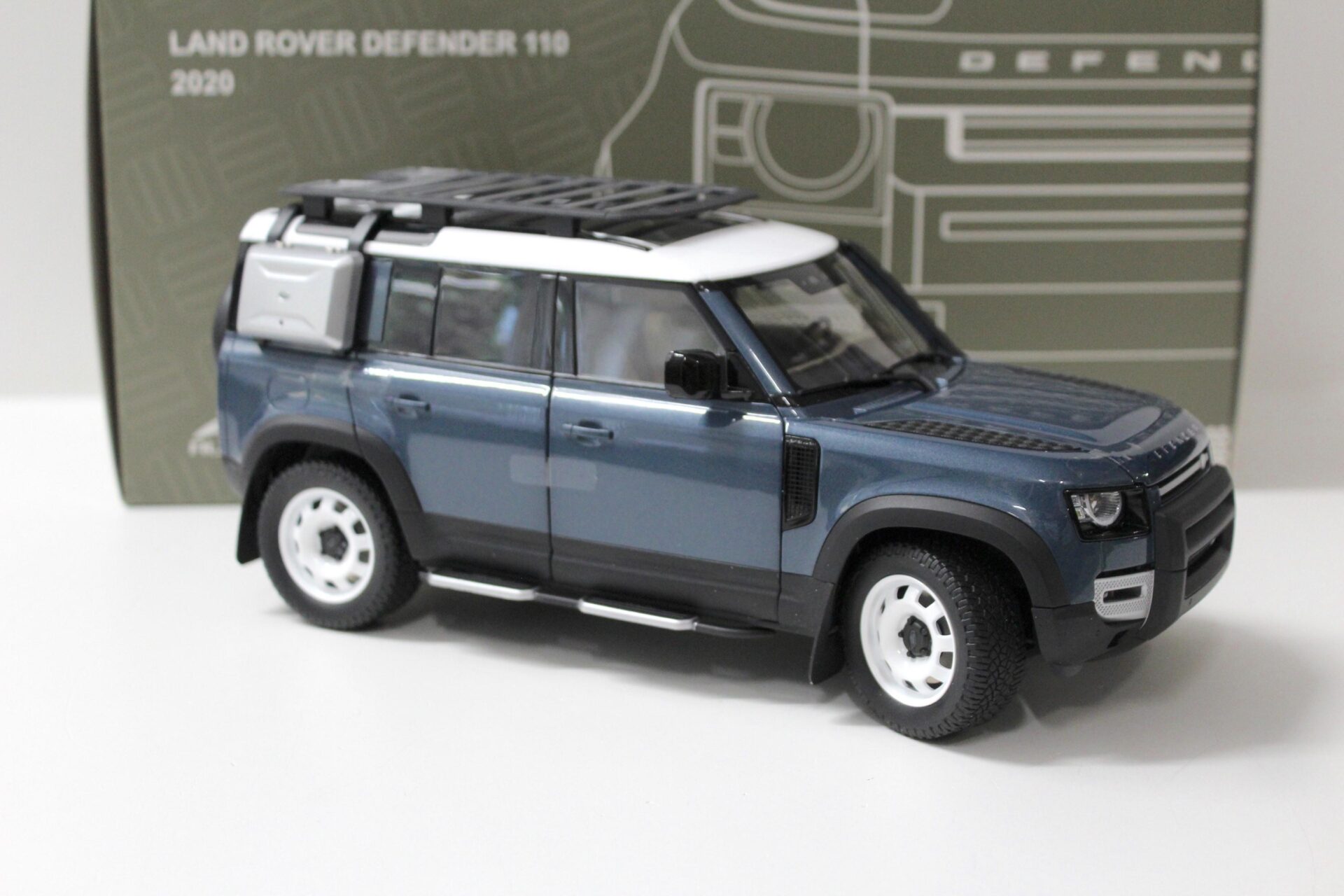 1:18 Almost Real Land Rover Defender 110 Tasman blue 2020