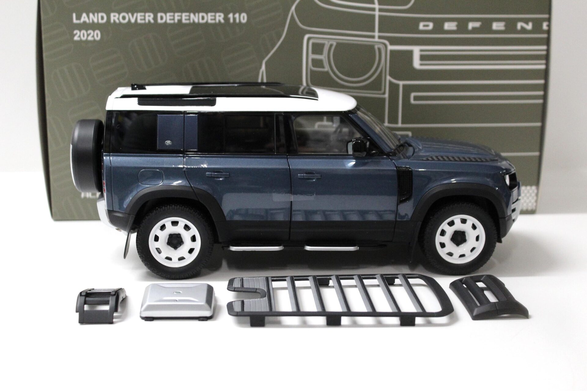 1:18 Almost Real Land Rover Defender 110 Tasman blue 2020