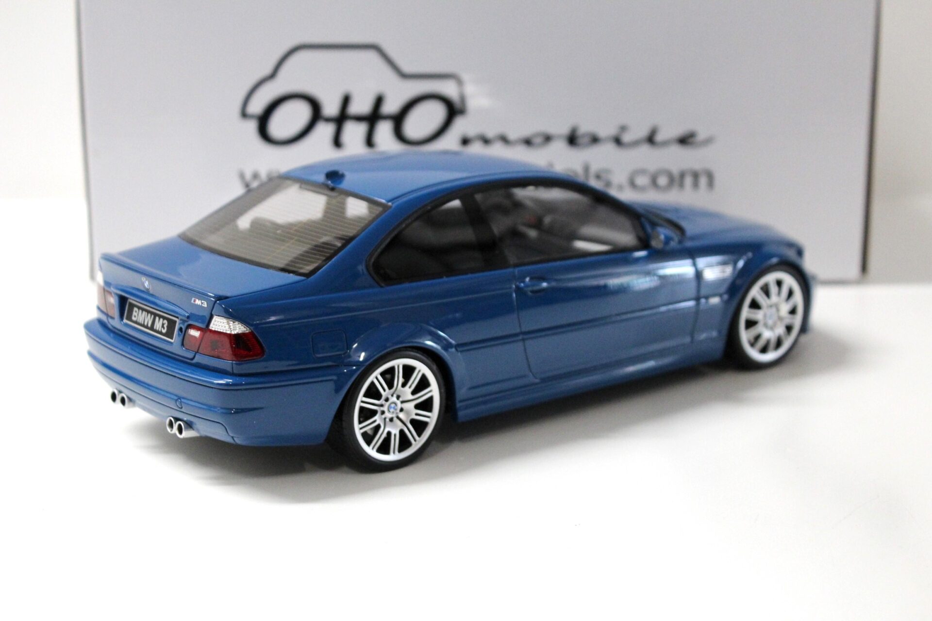 1:18 OTTO mobile OT880 BMW M3 E46 Coupe Laguna Seca blue