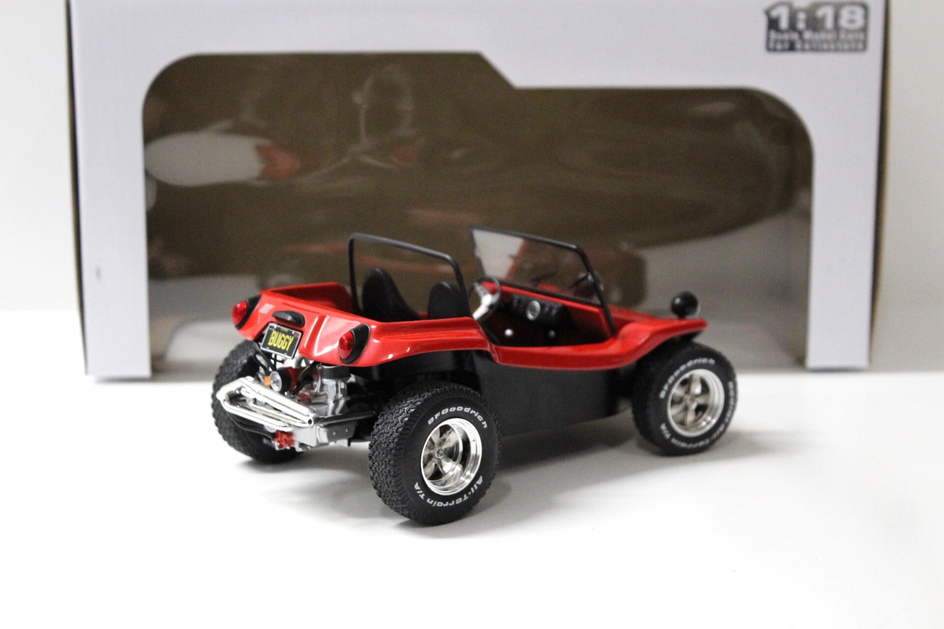 1:18 Solido VW Buggy Dune Meyers Manx Buggy 1970 red open Top