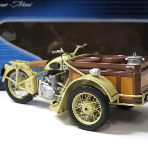 1:10 Solido Peugeot Triporteur 55 TN - 1952 Motorrad Bike beige