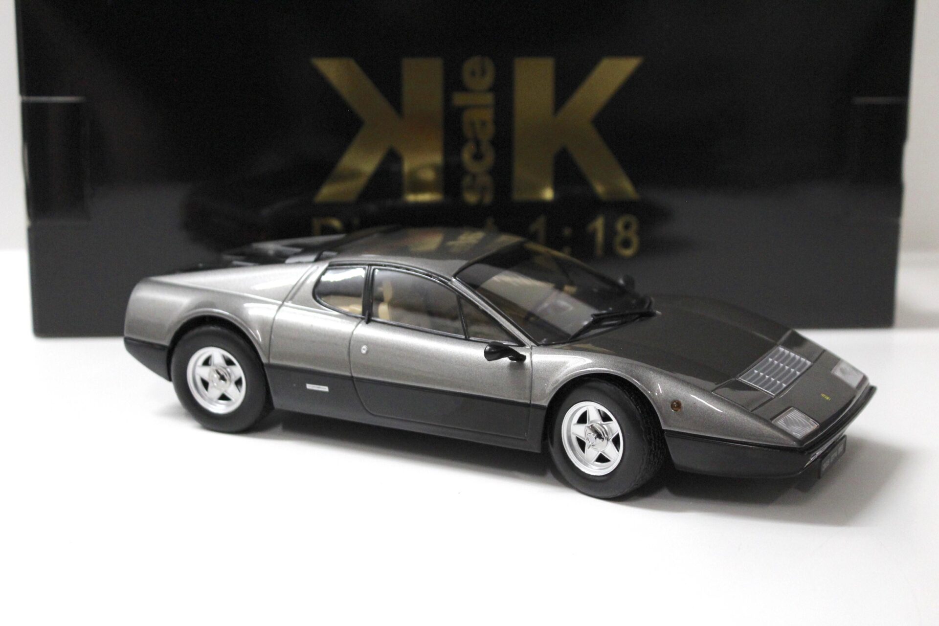 1:18 KK-Scale Ferrari 365 GT4 BB 1973 gun metal metallic "Clint Eastwood"