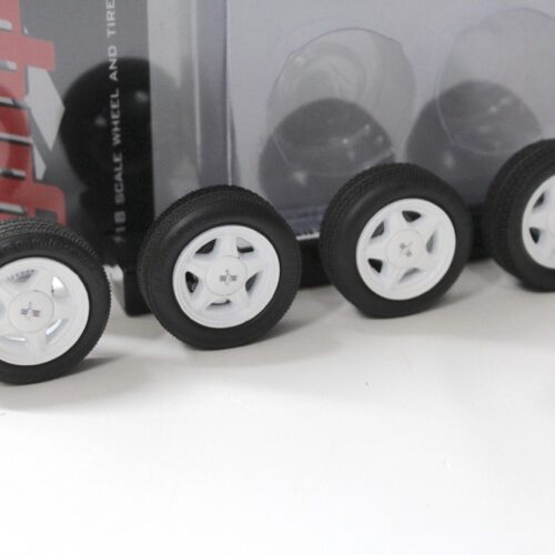 1:18 GMP Ford Mustang Pony turbine wheel & Tire Set white