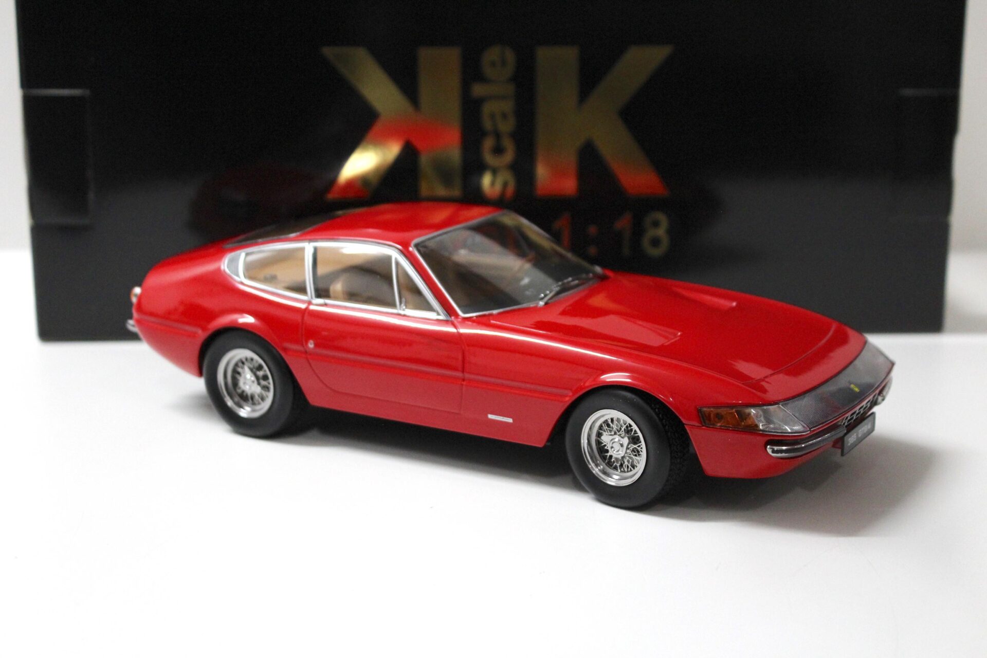 1:18 KK-Scale Ferrari 365 GTB/4 Daytona Coupe 1.Serie 1969 red