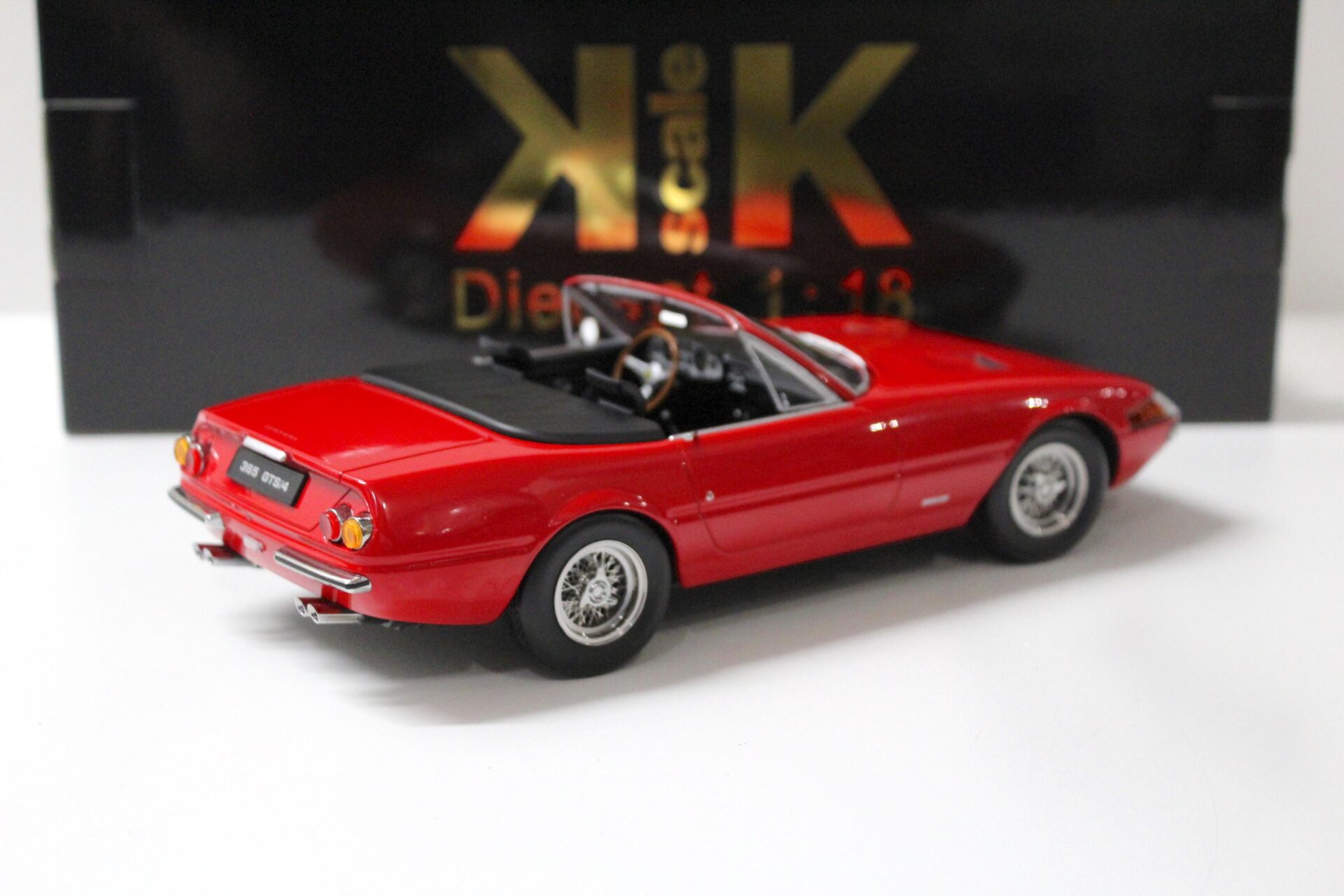 1:18 KK-Scale Ferrari 365 GTB/4 Daytona Cabriolet 1.Serie 1969 red