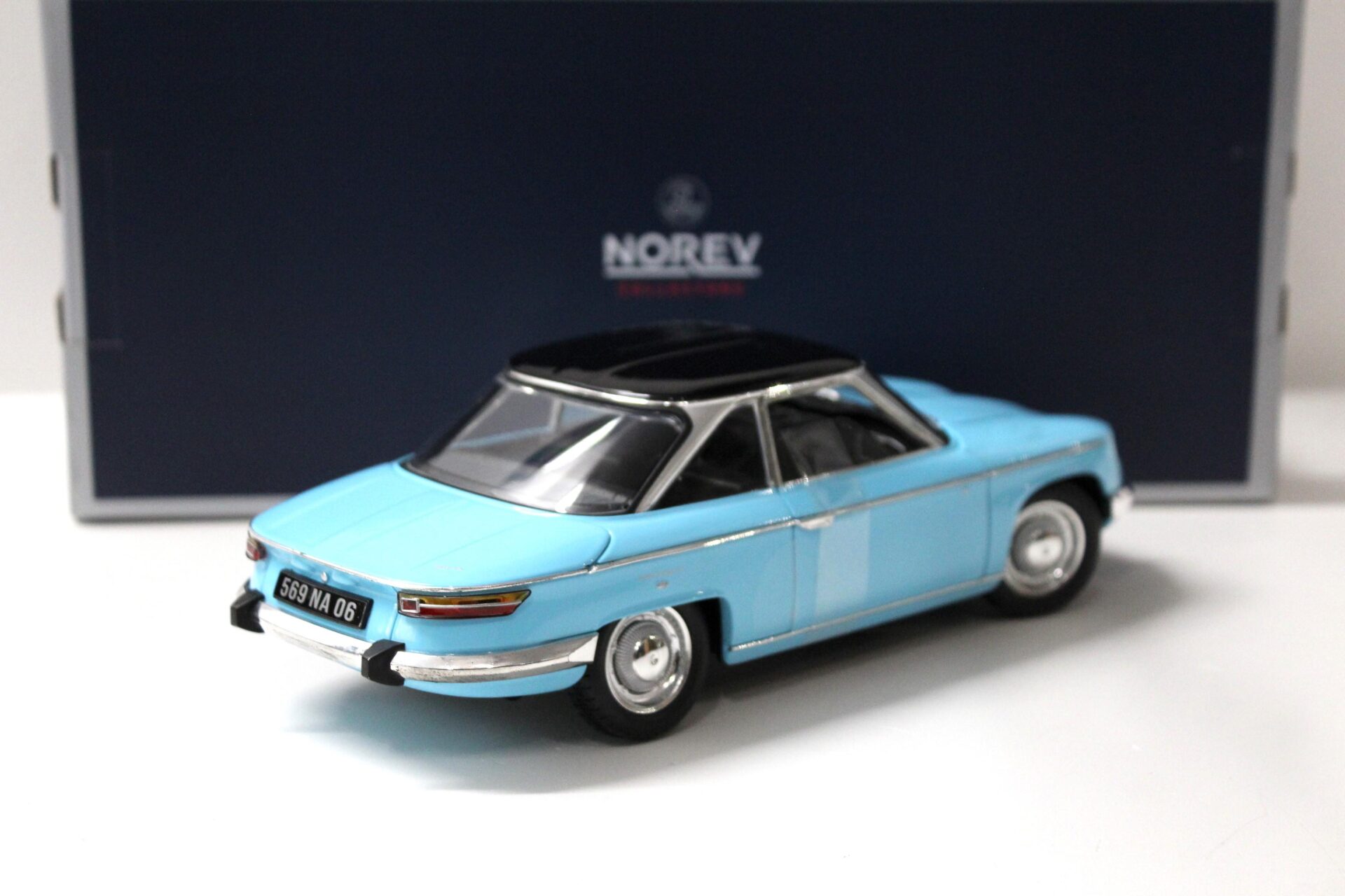 1:18 Norev Panhard 24 CT Coupe 1964 Tolede blue/ black