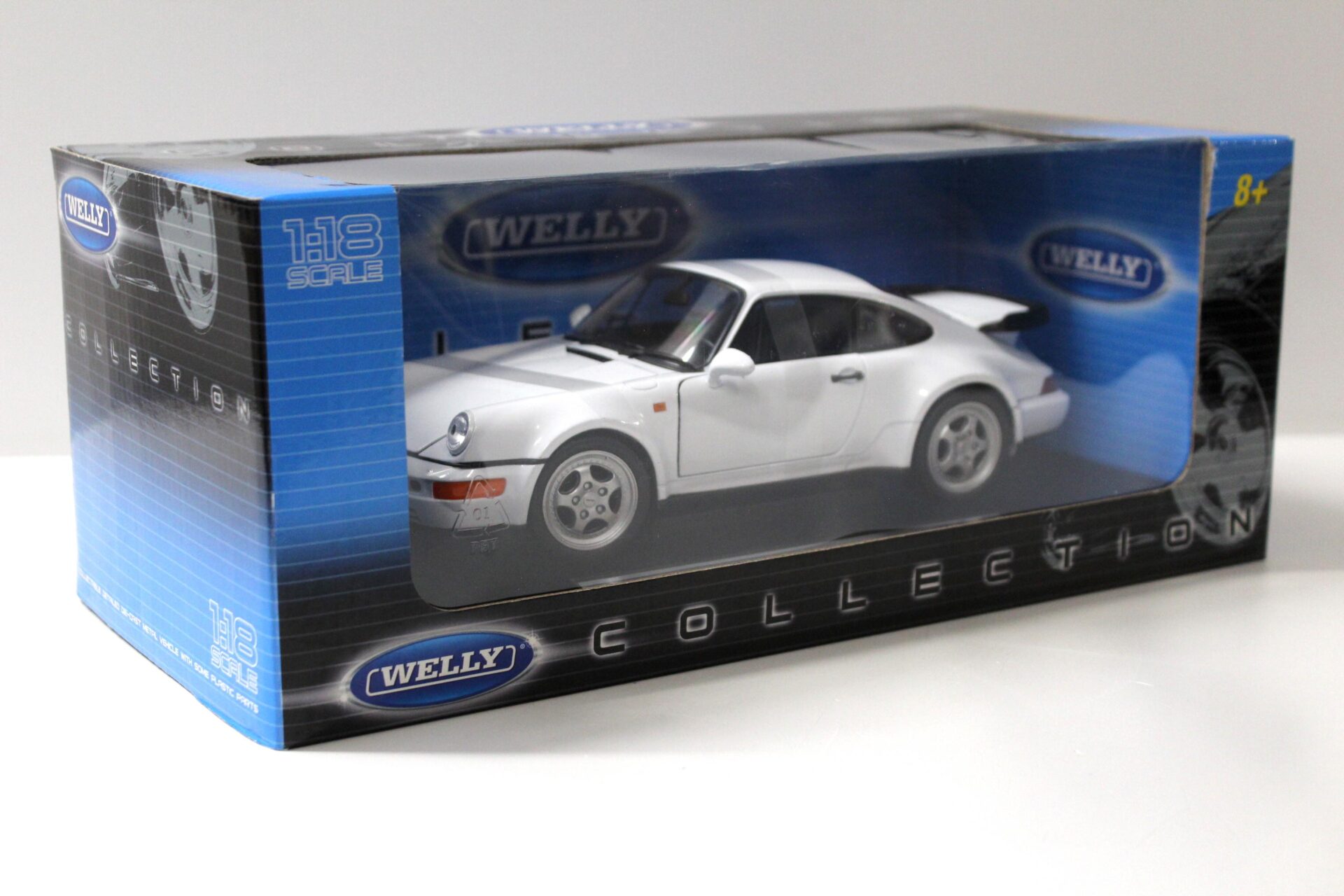 1:18 Welly Porsche 911 (964) Turbo Coupe white