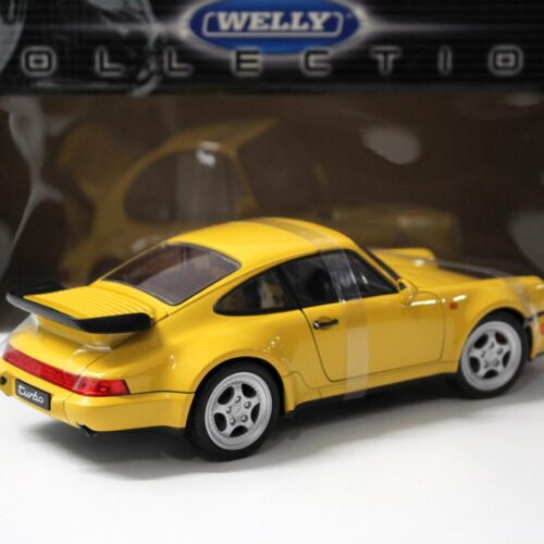 1:18 Welly Porsche 911 (964) Turbo Coupe yellow