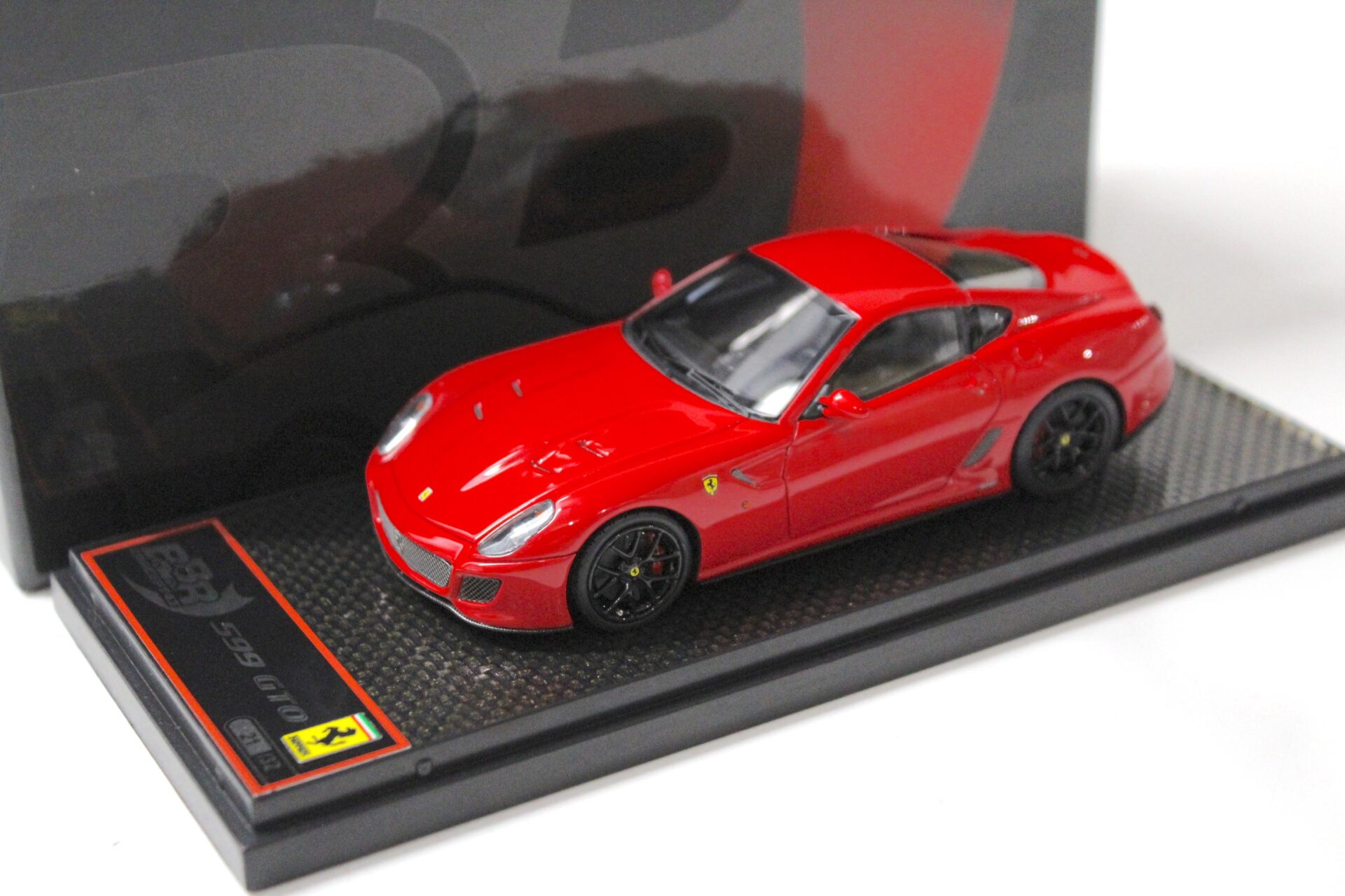 1:43 BBR Ferrari 599 GTO Rosso Corsa red / black wheel Limited 32 pcs.