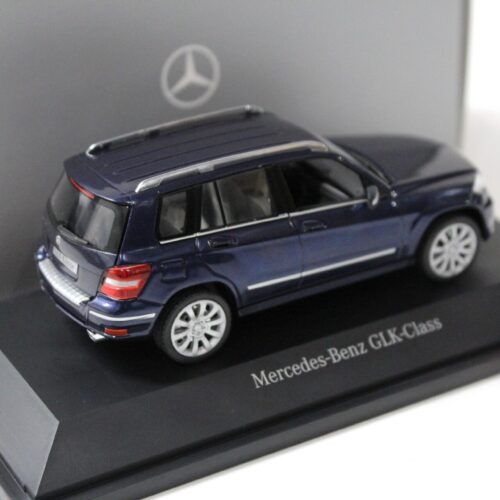 1:43 Schuco Mercedes GLK Offroader X204 Tansanit blue metallic DEALER VERSION