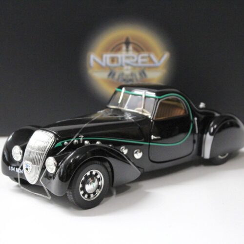 1:18 Norev Peugeot 302 DarlÂ´Mat Coupe black