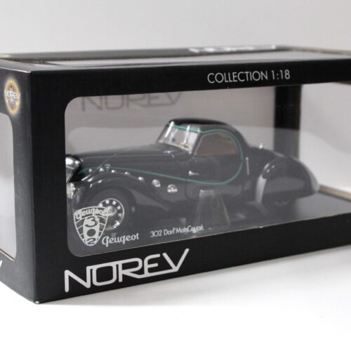 1:18 Norev Peugeot 302 DarlÂ´Mat Coupe black