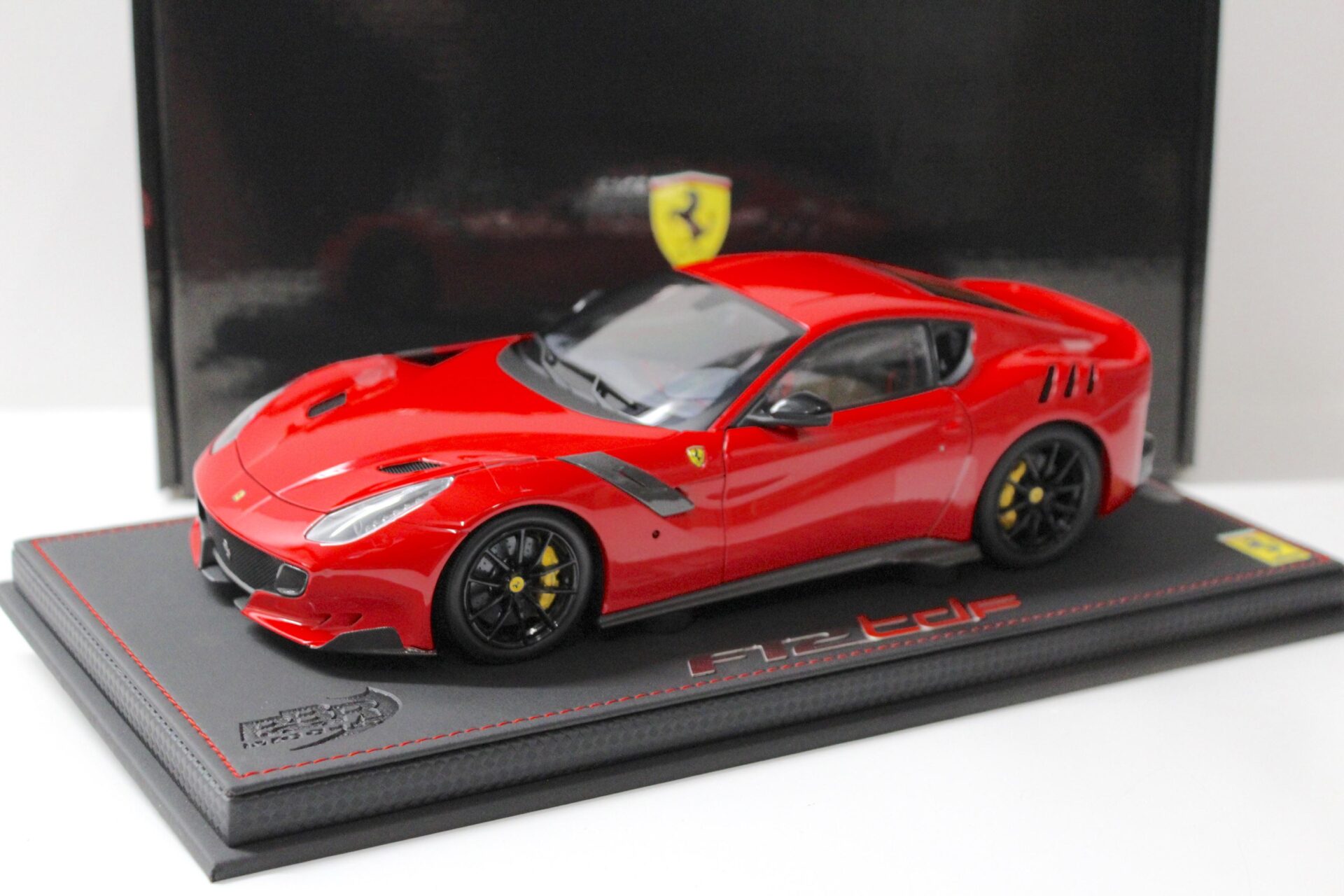 1:18 BBR Ferrari F12 TDF Rosso Corsa red/ black wheel FULL OPENING Limited 37 pcs.
