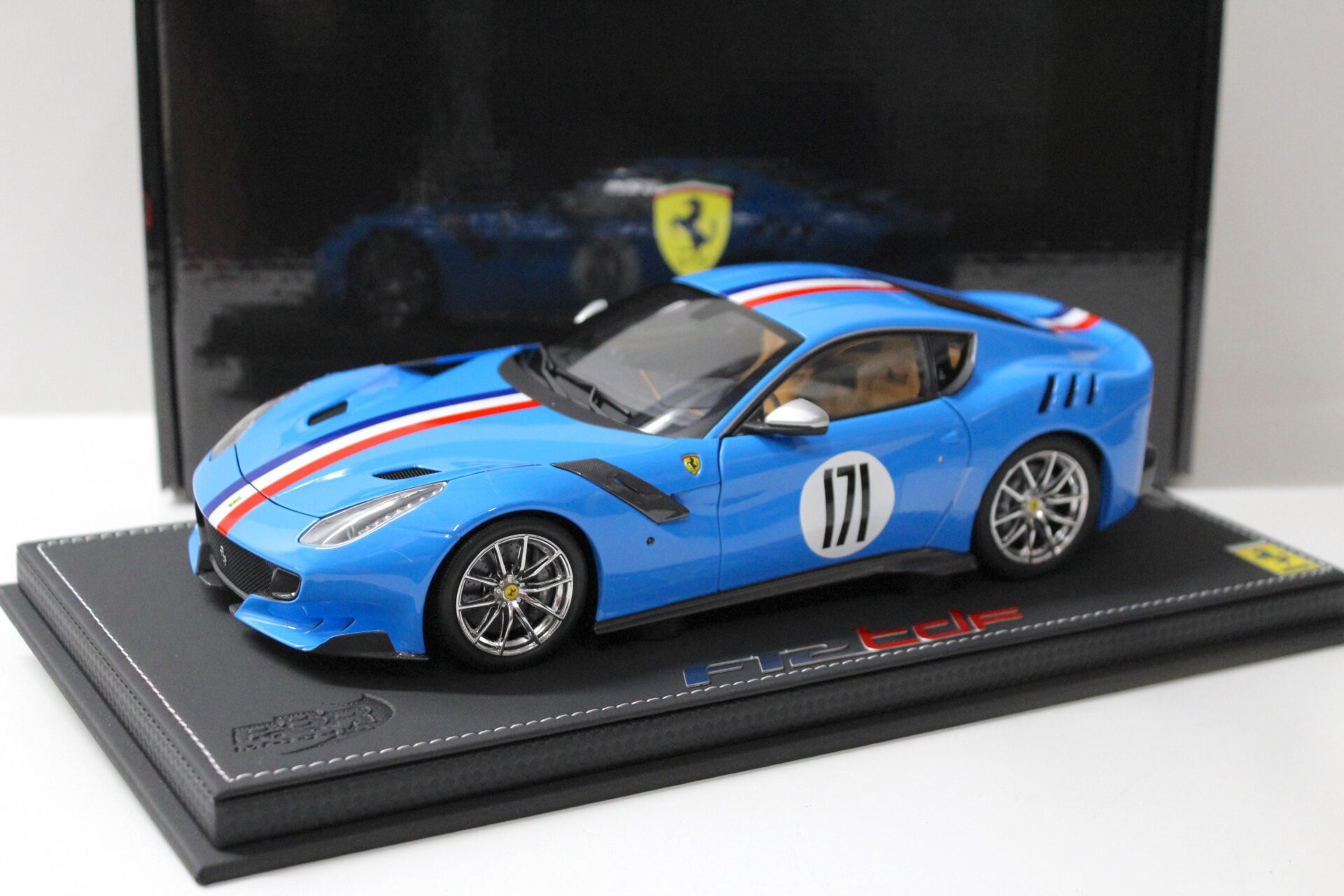 1:18 BBR Ferrari F12 TDF Tailor Made blue - One off #171 FULL OPENING Limited 60 pcs.