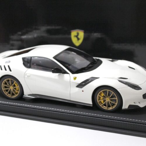 1:18 BBR Ferrari F12 TDF Avus white/ gold wheel FULL OPENING Limited 30 pcs.