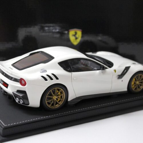 1:18 BBR Ferrari F12 TDF Avus white/ gold wheel FULL OPENING Limited 30 pcs.