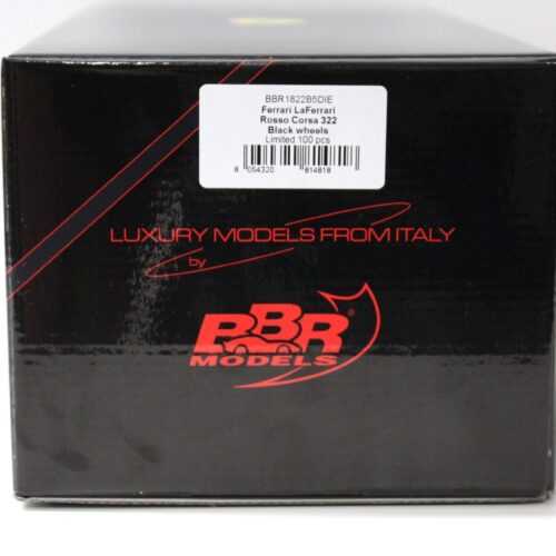 1:18 BBR Ferrari LaFerrari Rosso Corsa 322/ black wheel FULL OPENING LIMITED 100 pcs.