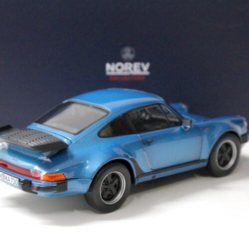 1:18 Norev Porsche 911 Turbo 3.3 Coupe 1977 enzian blue metallic