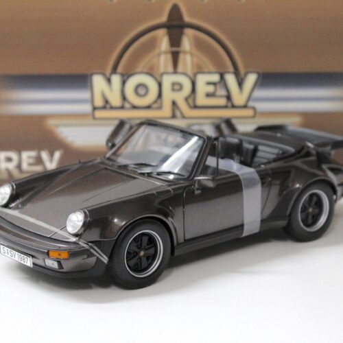 1:18 Norev Porsche 911 Turbo 3.3 Cabriolet brown metallic
