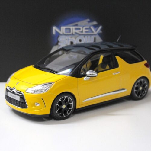 1:18 Norev Citroen DS3 yellow/ black roof 2010
