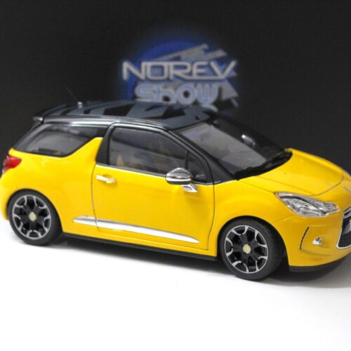 1:18 Norev Citroen DS3 yellow/ black roof 2010