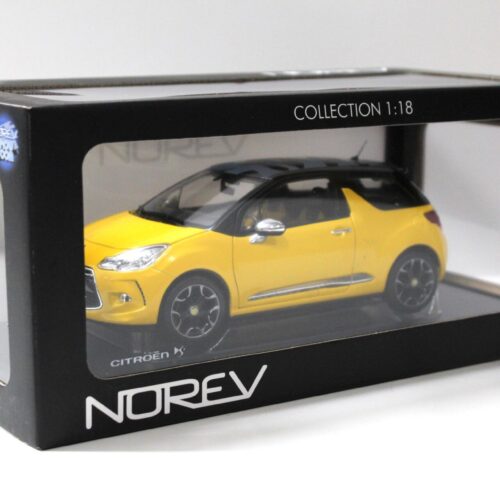 1:18 Norev Citroen DS3 yellow/ black roof 2010