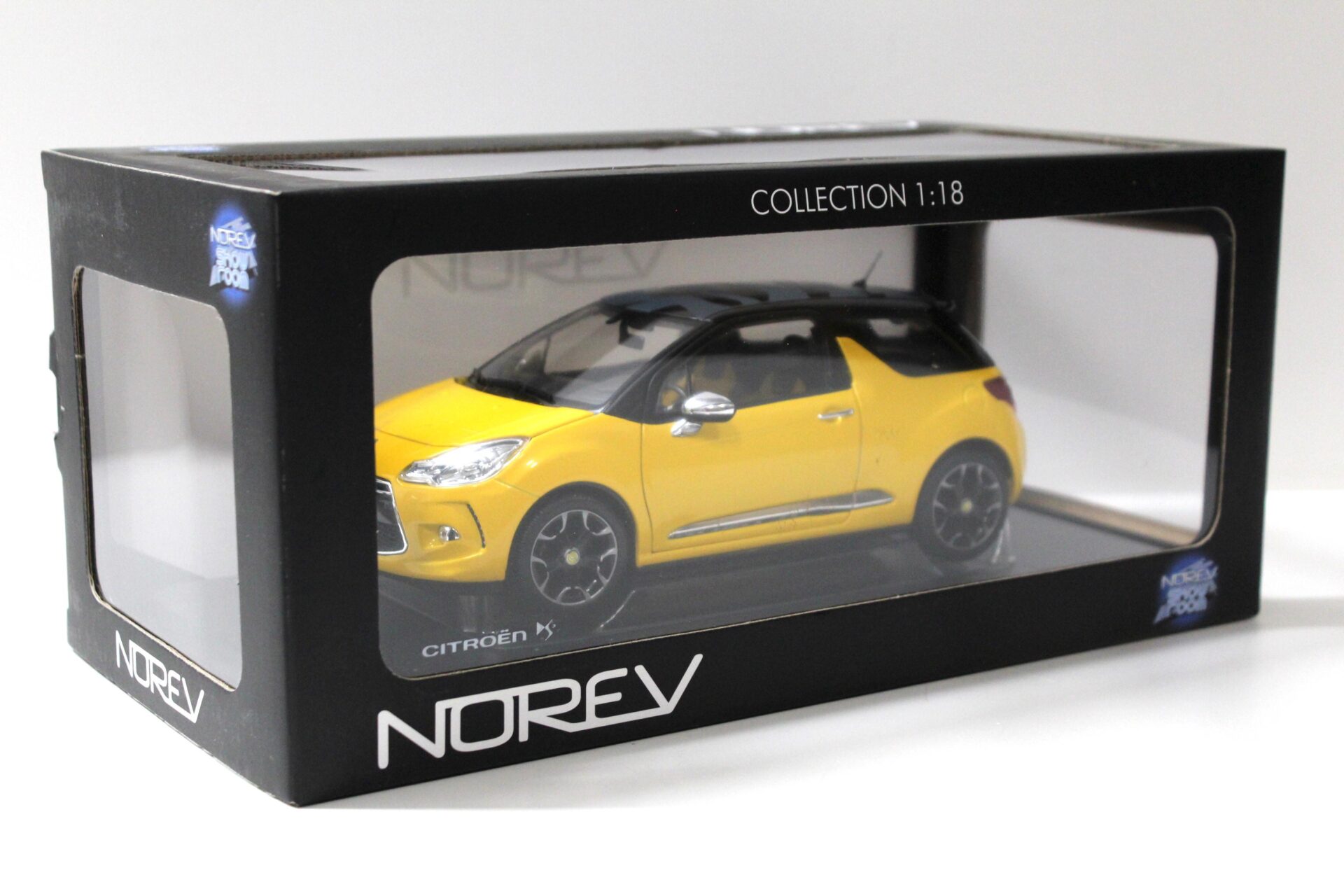 1:18 Norev Citroen DS3 yellow/ black roof 2010