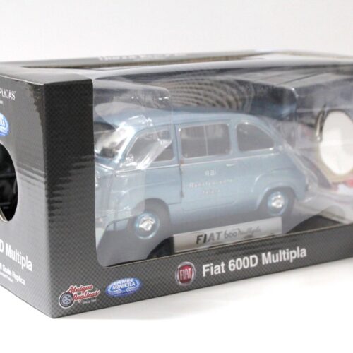 1:18 La Mini Miniera Fiat 600 D Multipla "RAI Radiotelevisione Italiana" blue