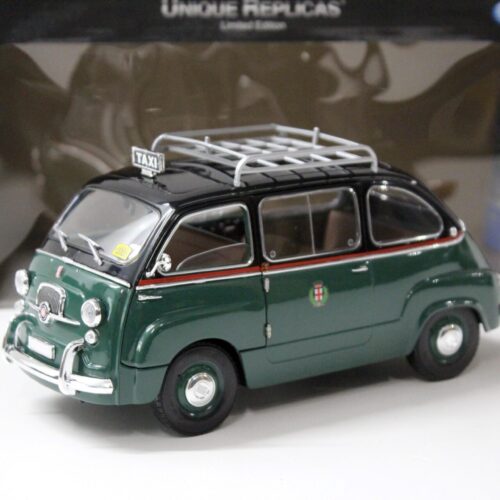 1:18 La Mini Miniera Fiat 600 D Multipla "TAXI Milano" 1961 green