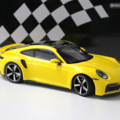1:18 Minichamps Porsche 911 (992) Turbo S Coupe 2020 yellow
