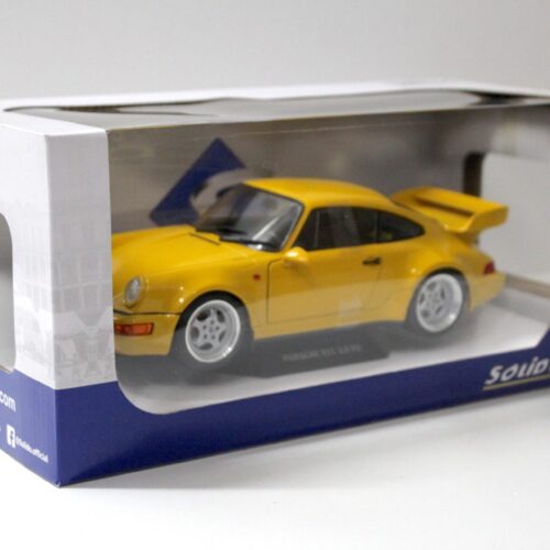 1:18 Solido Porsche 911 (964) Carrera RS 3.8 Coupe yellow 1990
