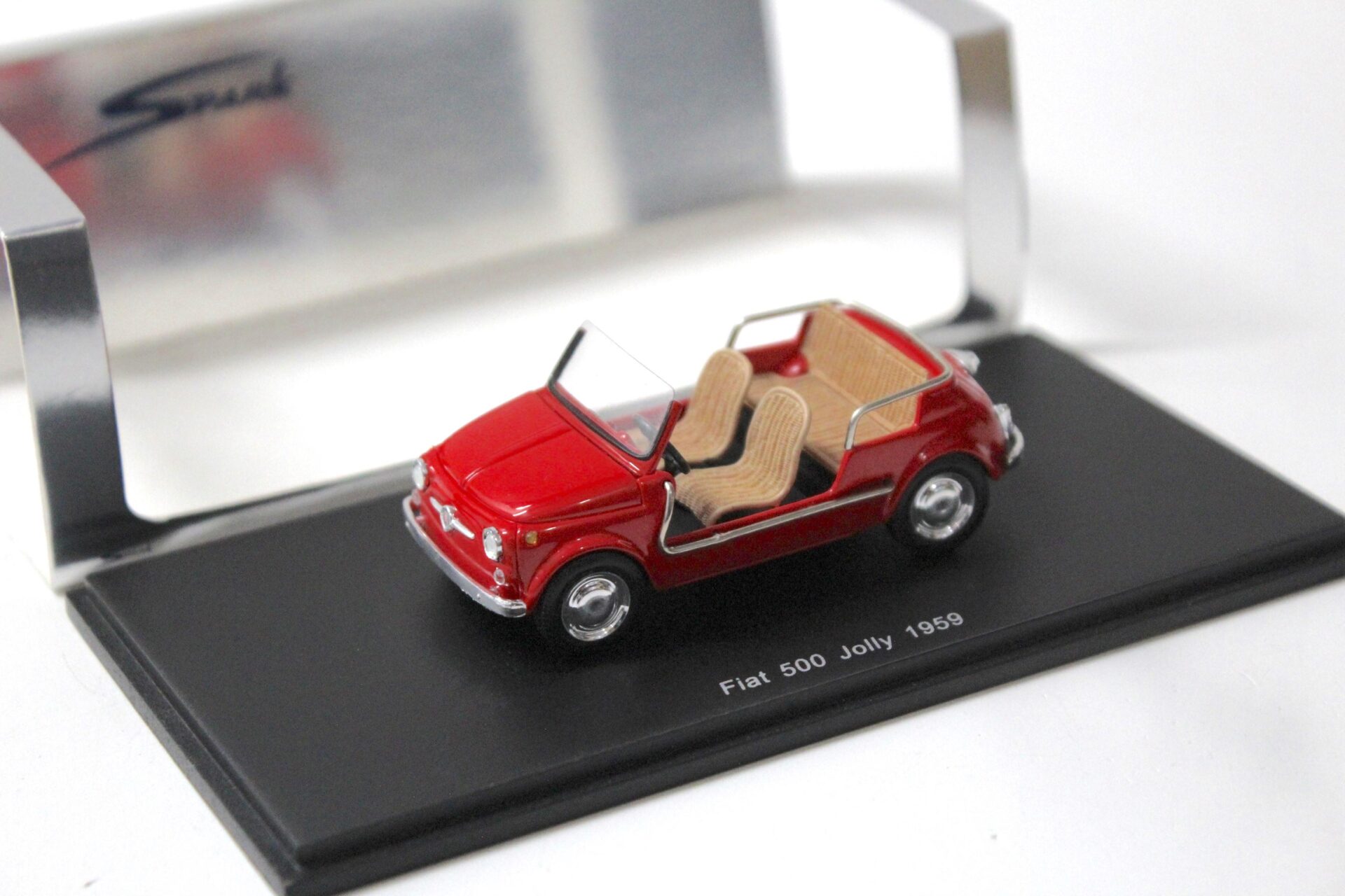 1:43 Spark Fiat 500 Jolly 1959 red