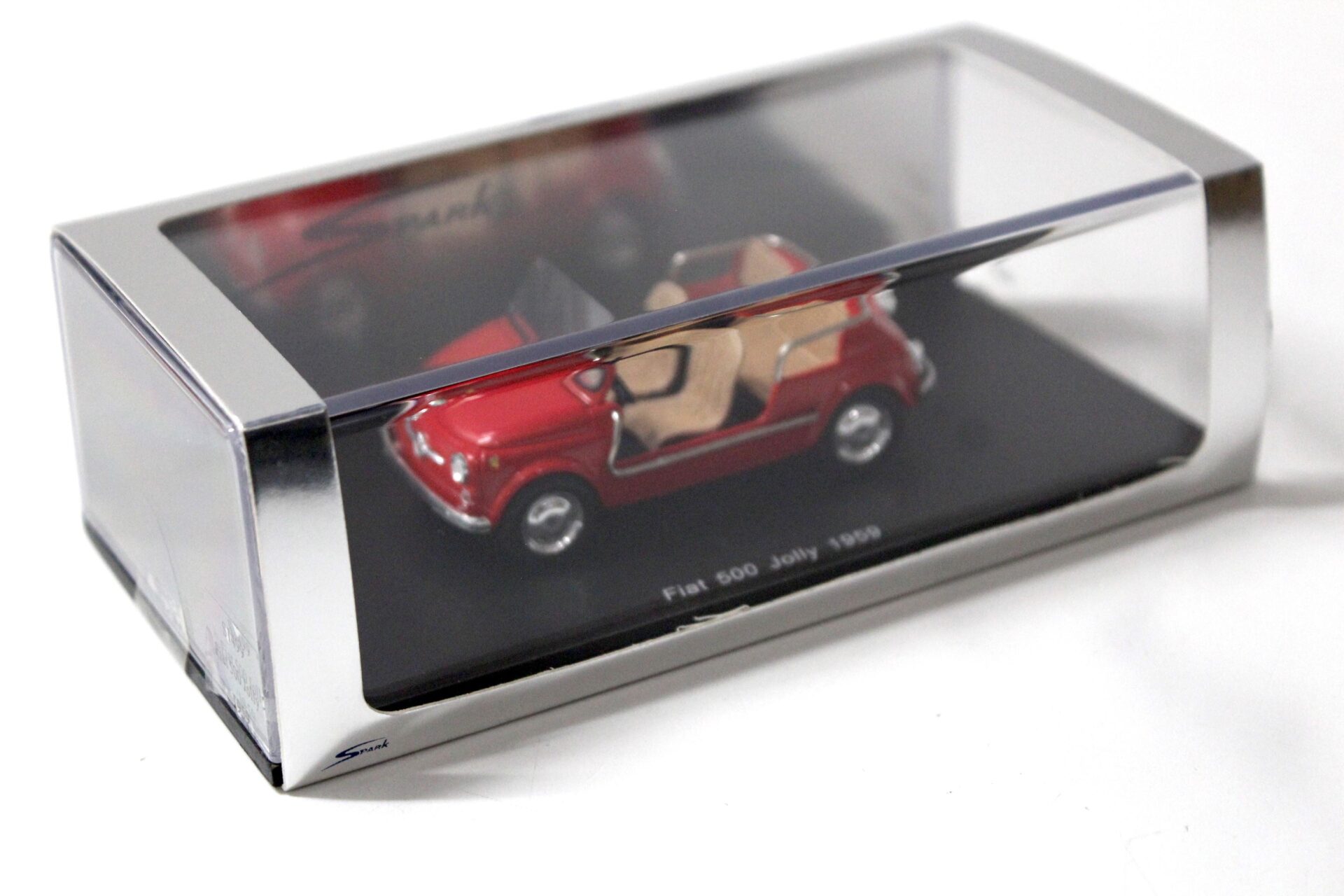 1:43 Spark Fiat 500 Jolly 1959 red