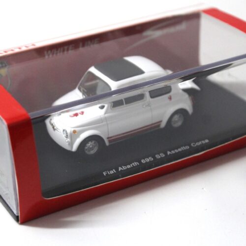 1:43 Spark Fiat Abarth 695 SS Assetto Corsa white/ red