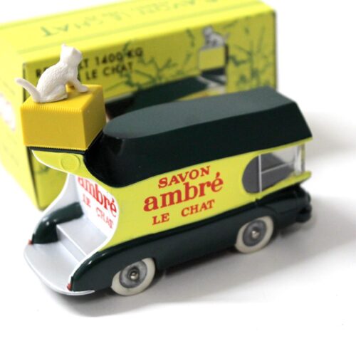 1:43 Norev CIJ Renault 1400 KG Savon Le Chat green/ yellow