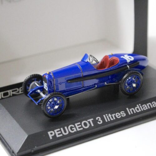 1:43 Norev Peugeot 3 liters Indianapolis #16 blue 1920 - Image 1