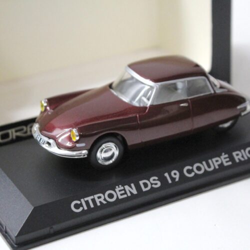 1:43 Norev Citroen DS 19 Coupe RICOU dark red 1959