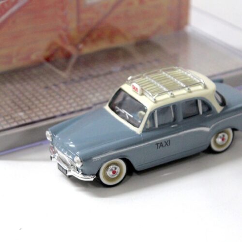1:43 Norev Simca Aronde P60 Sedan TAXI 1960 blue/ white