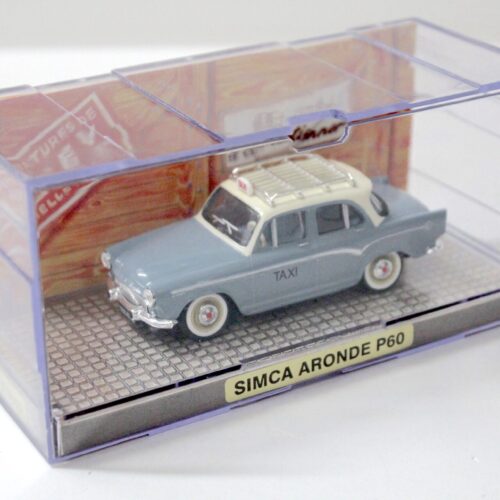 1:43 Norev Simca Aronde P60 Sedan TAXI 1960 blue/ white