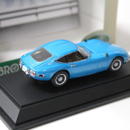 1:43 Ebbro Toyota 2000GT Coupe Late Version 1968 blue metallic