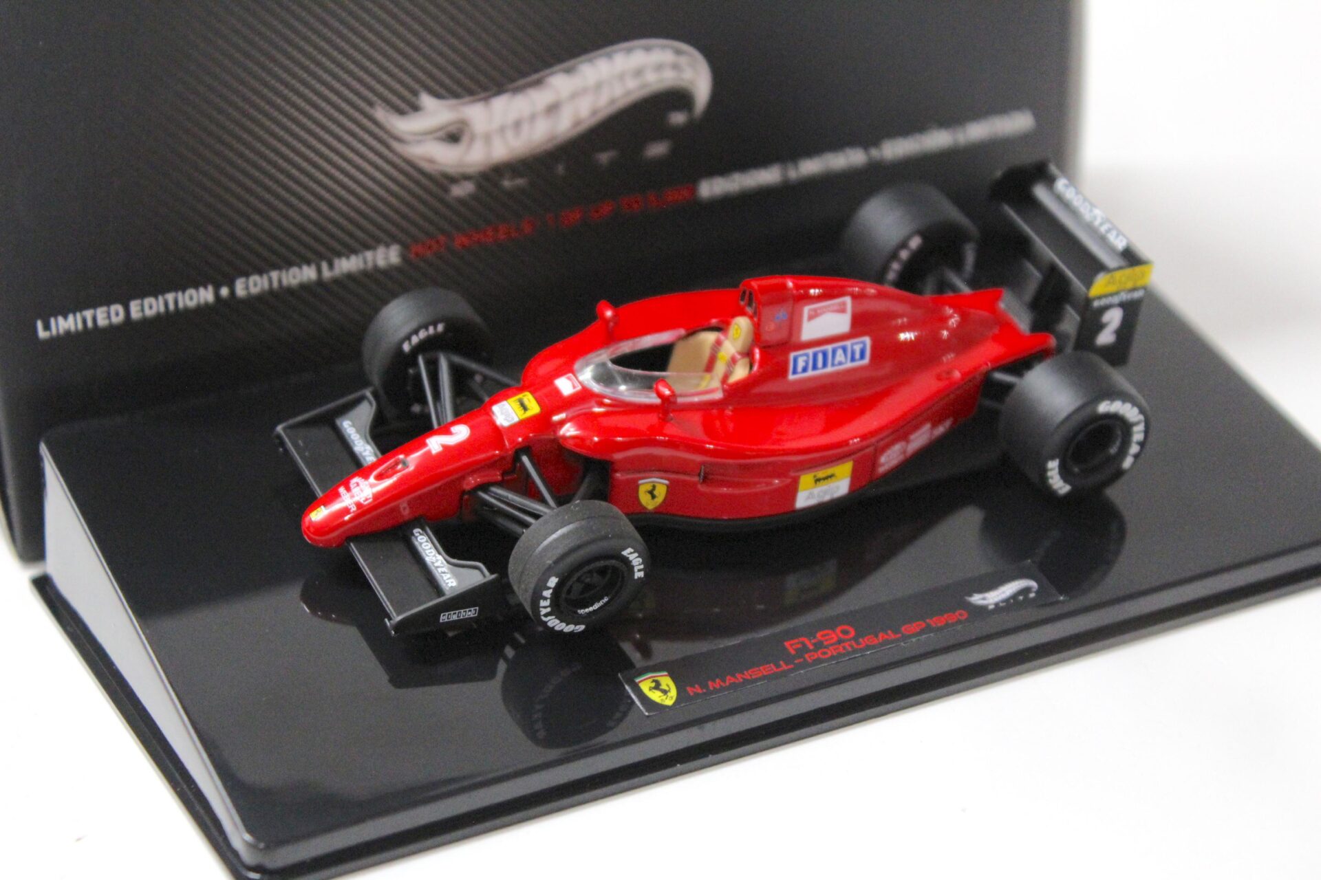 1:43 Hot Wheels Elite Ferrari F1-90 Nigel Mansell Portugal GP 1990