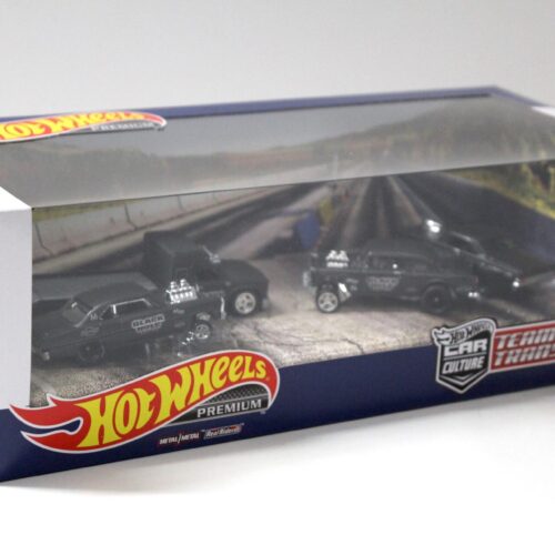 1:64 Hot Wheels Premium Set 2020 Black Hole Gasser Real Riders 3x Cars + Retro Rig