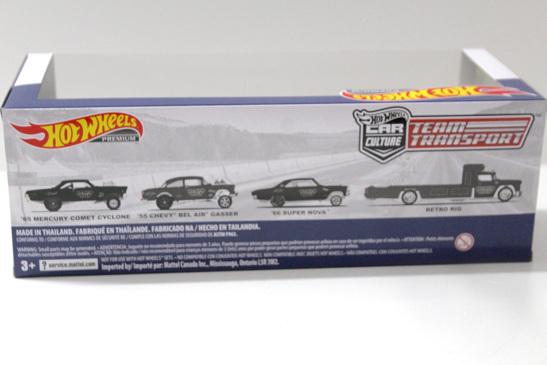 1:64 Hot Wheels Premium Set 2020 Black Hole Gasser Real Riders 3x Cars + Retro Rig