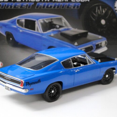 1:18 ACME Plymouth Hemi Cuda Street Fighter 1969 corparate blue/ black