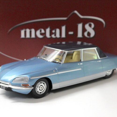 1:18 Norev Metal 18 Citroen DS 21 Chapron LOrraine 1969 light blue