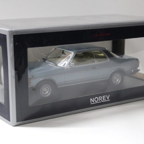 1:18 Norev mercedes 280 CE Coupe 1980 silver-blue metallic