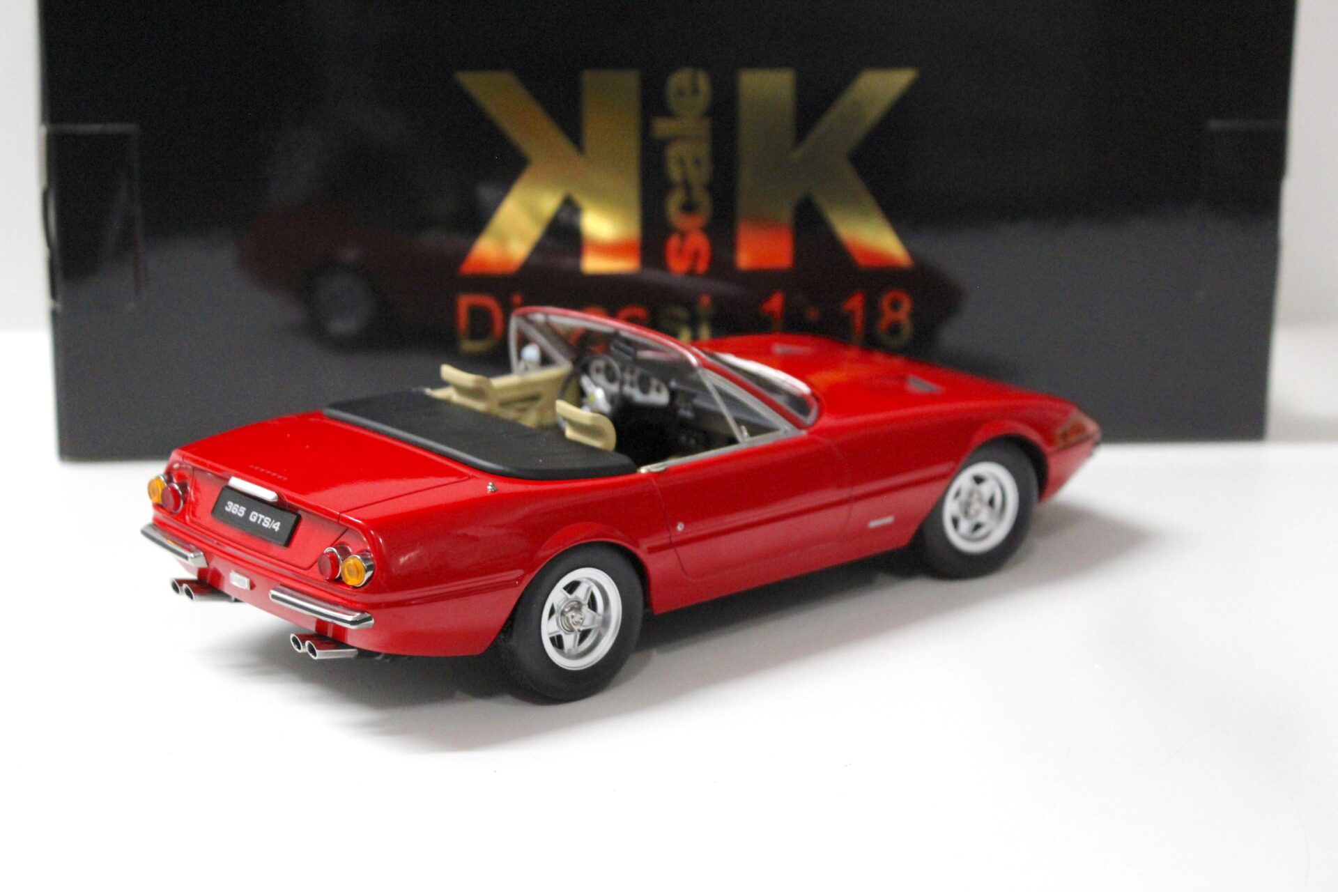 1:18 KK-Scale Ferrari 365 GTS/4 Daytona Cabriolet 2.Series 1971 red